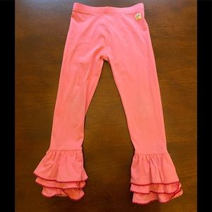 Wildflowers Clothing Pink Ruffle Pants